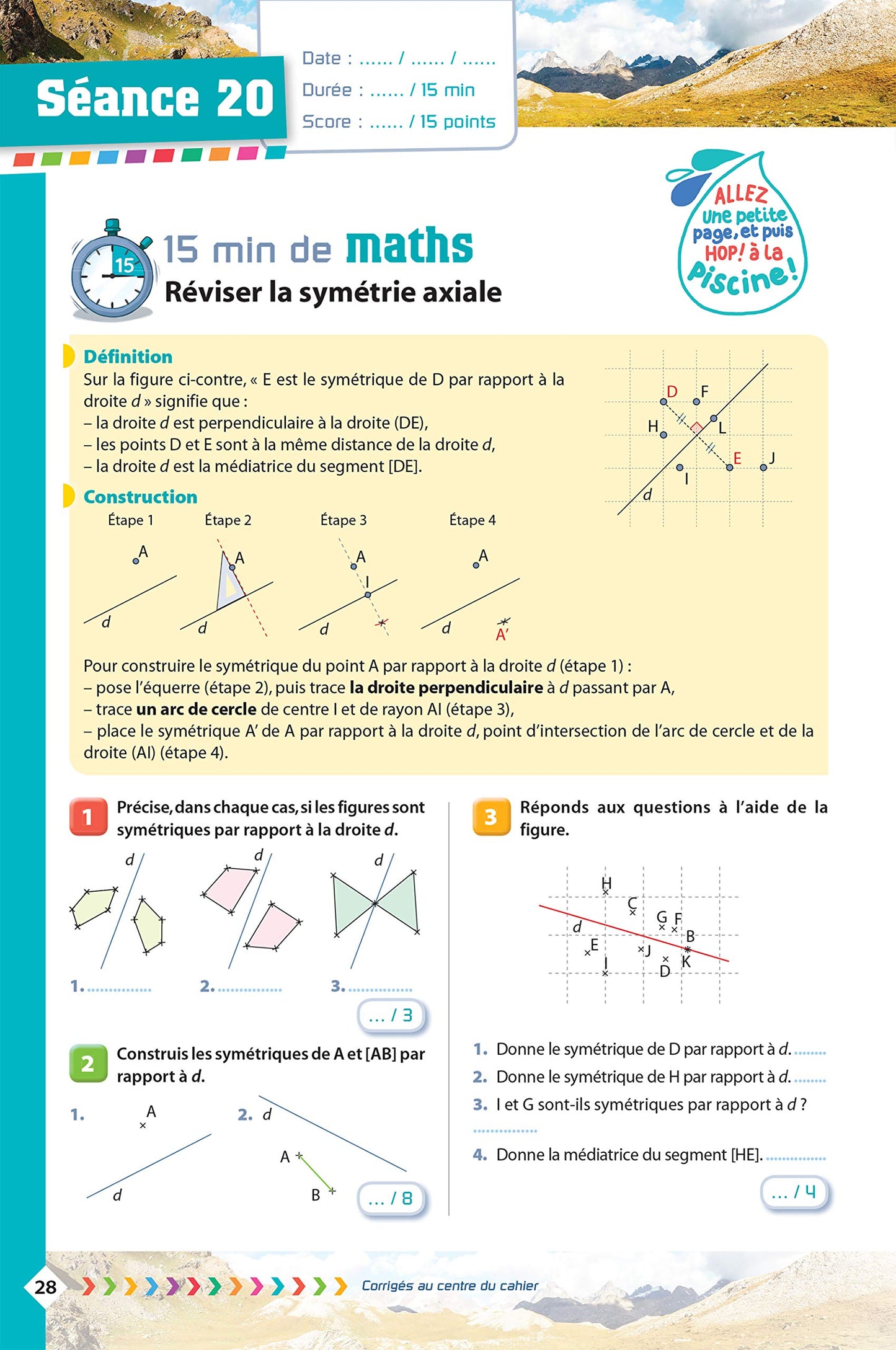 Prêt pour la 5e - Cahier de vacances, révisions de la 6e