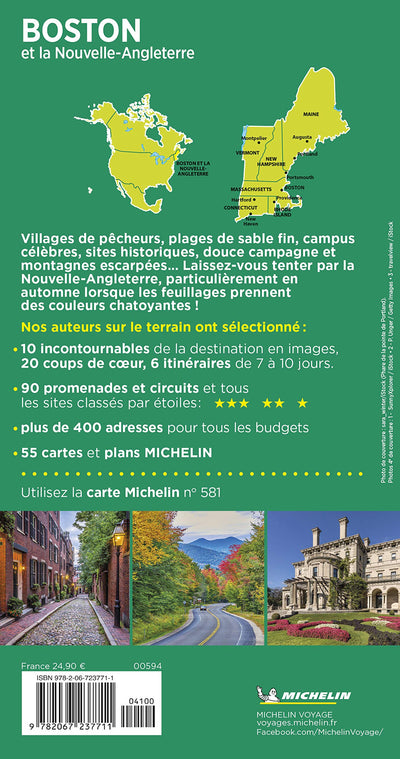 Guide Vert Boston et la Nouvelle Angleterre