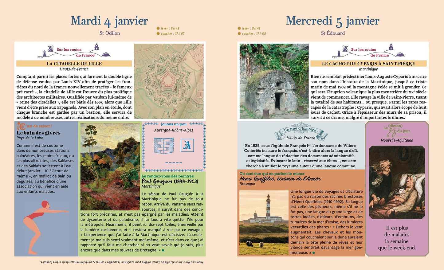 L'almanach des régions 2022