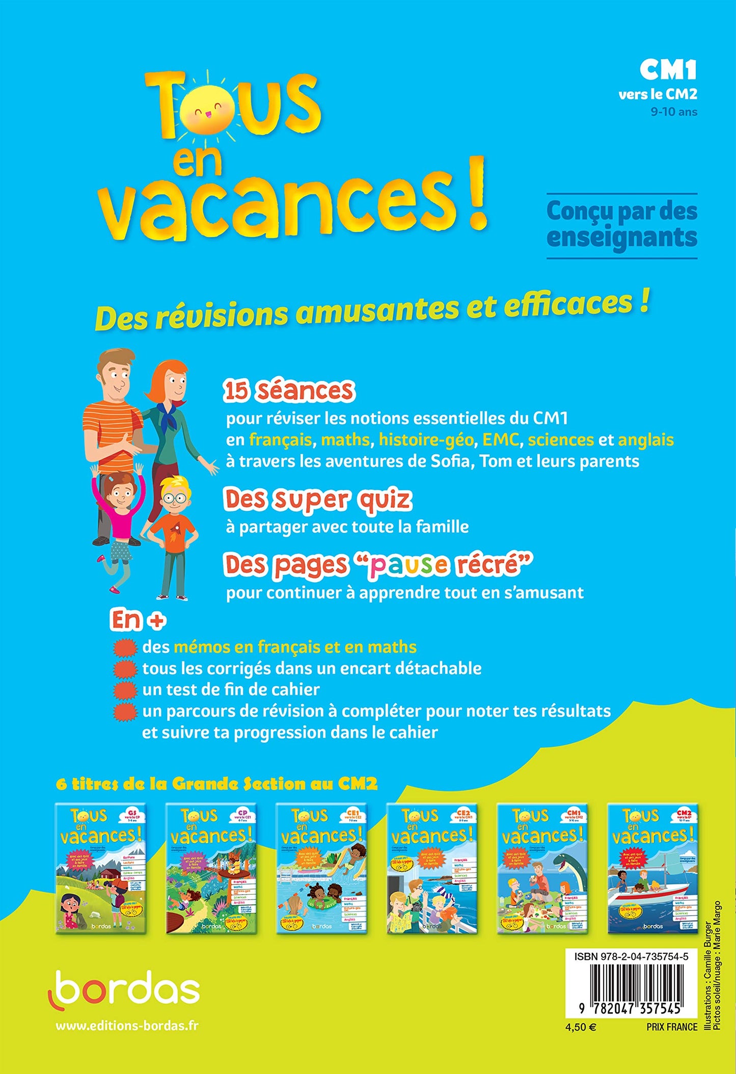 Tous en vacances ! Du CM1 au CM2