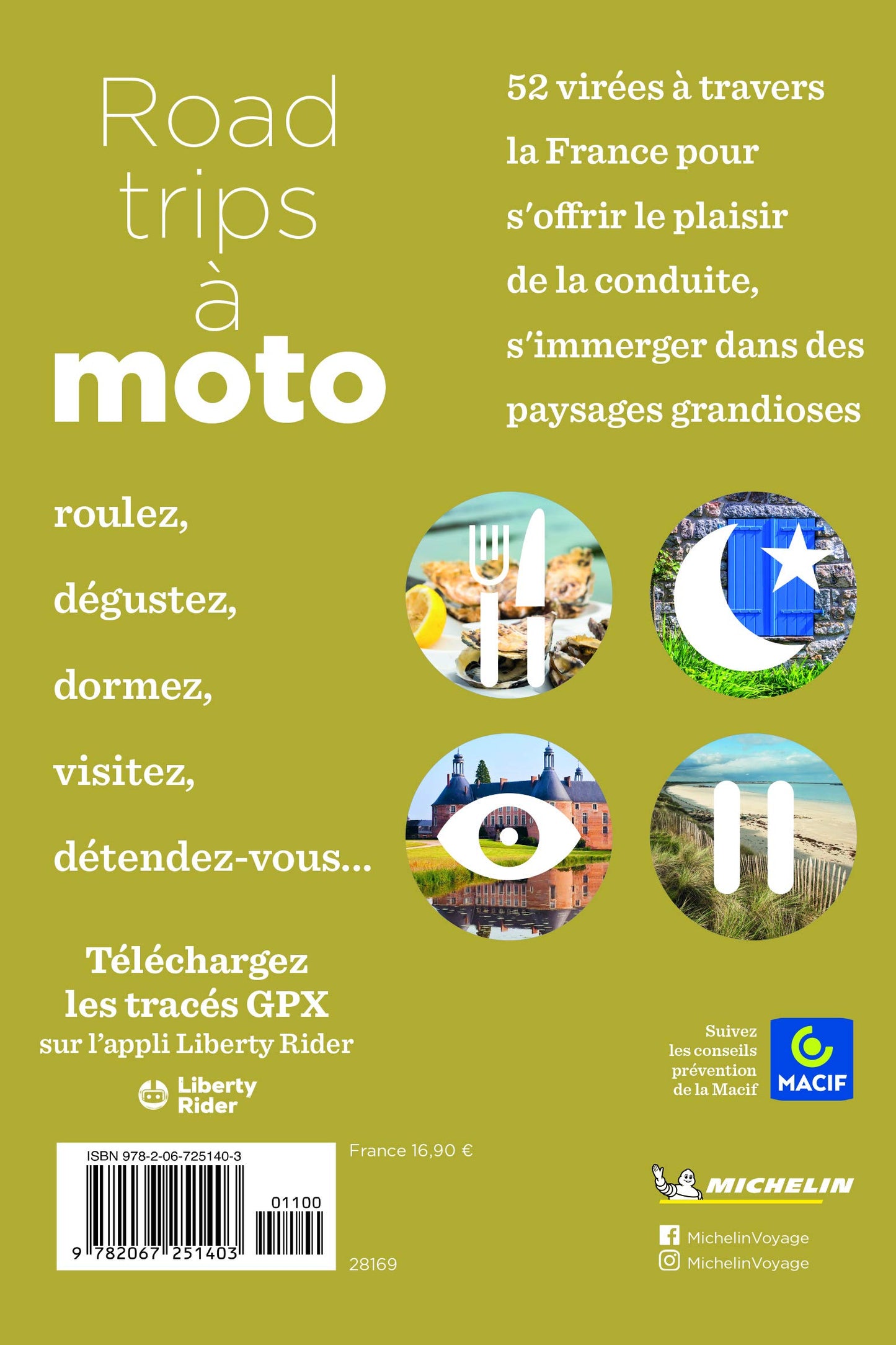 52 road-trips à moto en France