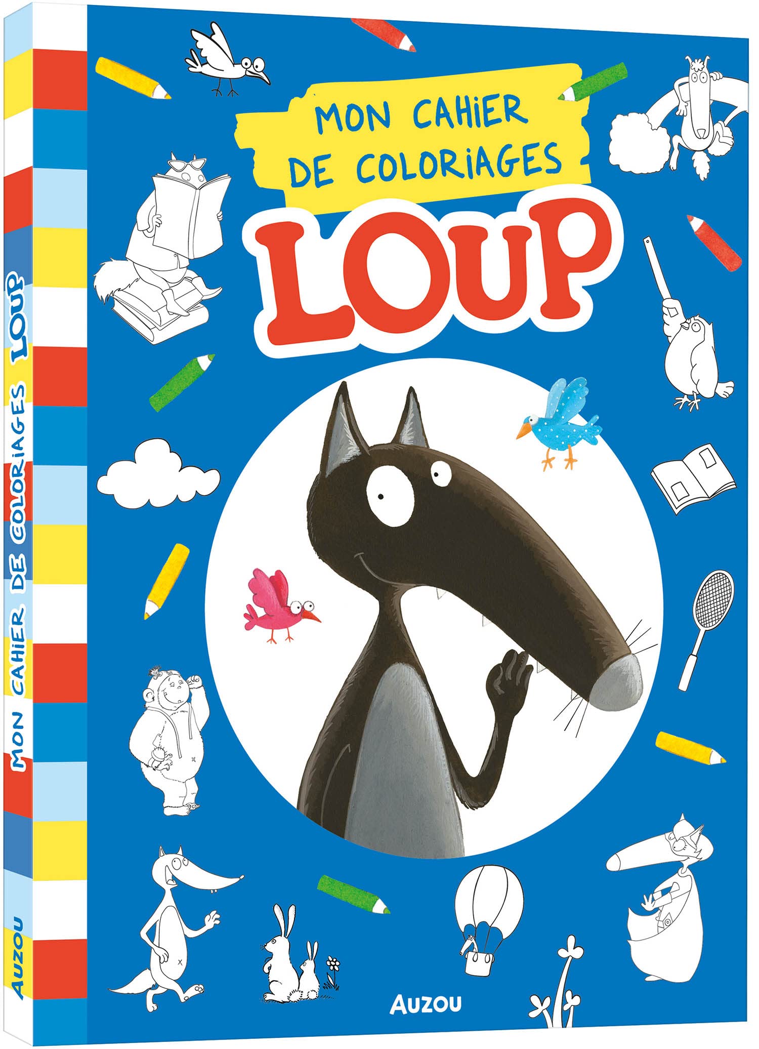 MES GRANDS COLORIAGES - LOUP