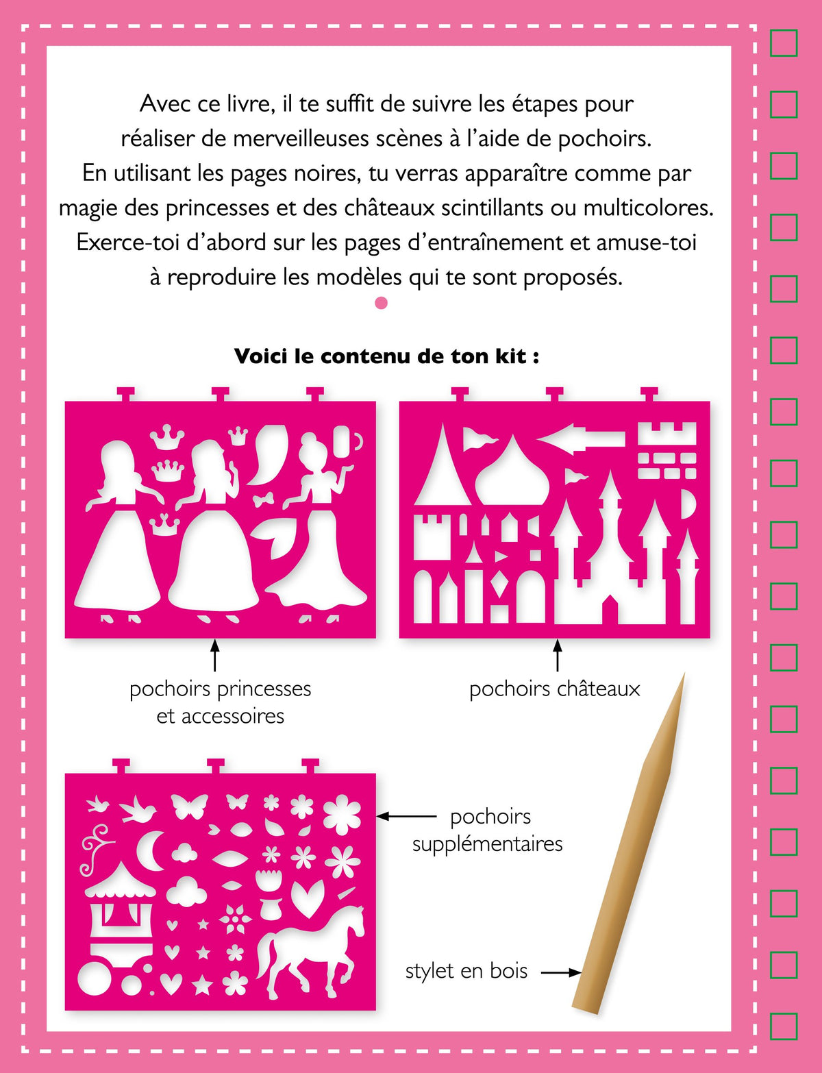 Mon fabuleux livre à gratter des princesses