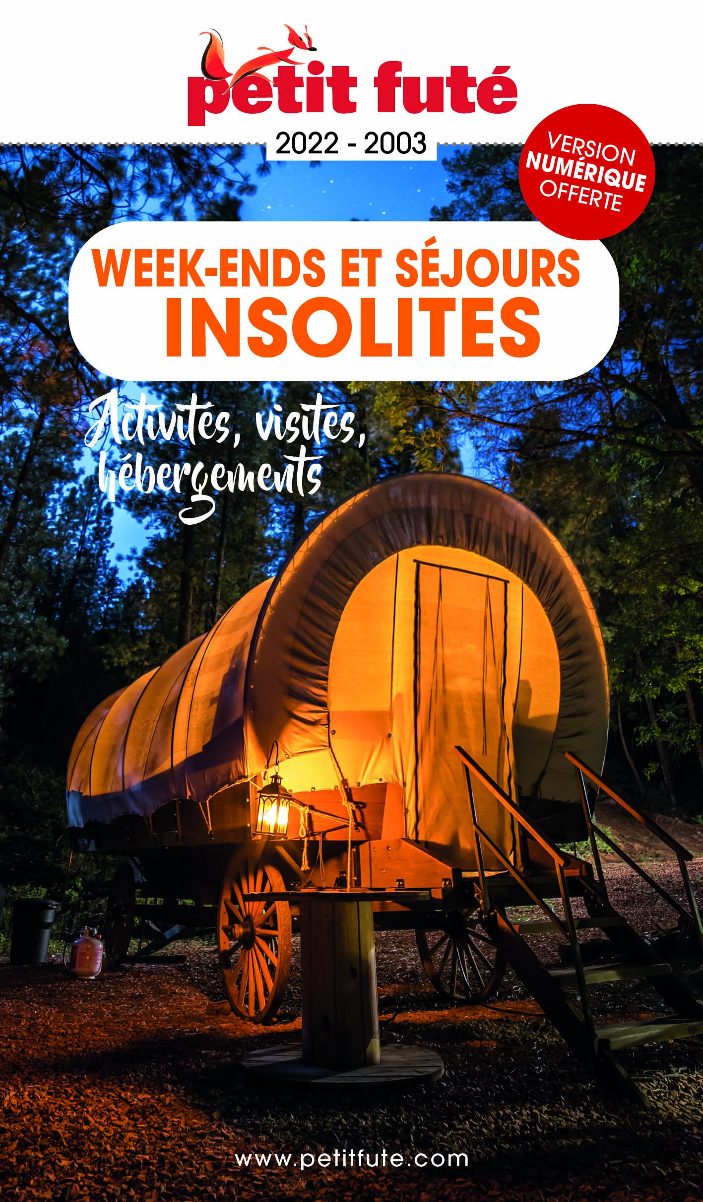 Week-ends et séjours insolites 2022-2023 Petit Futé: ACTIVITES, VISITES, HEBERGEMENTS