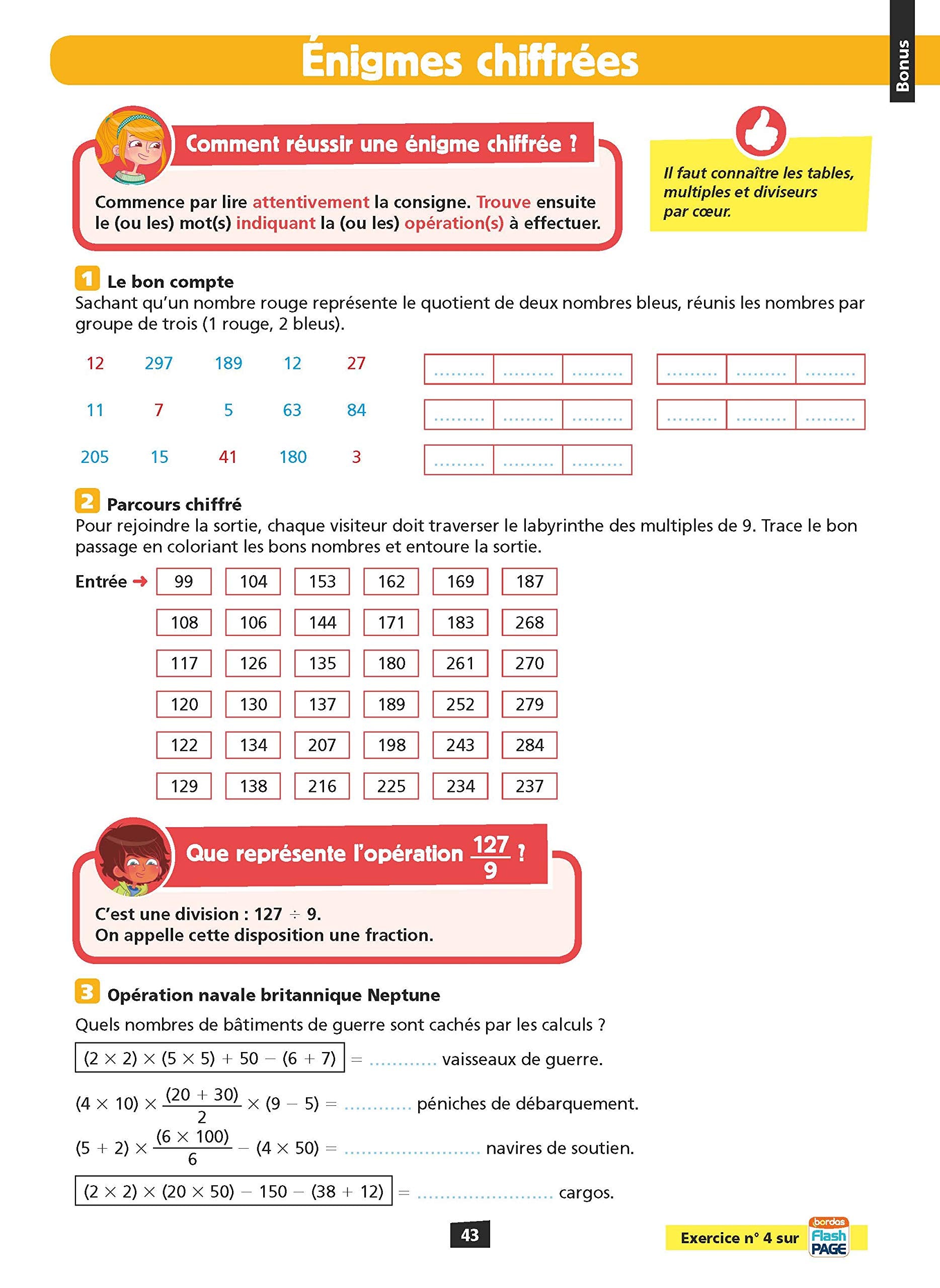 Ça y est, je sais ! Multiplication et Division CM1-CM2