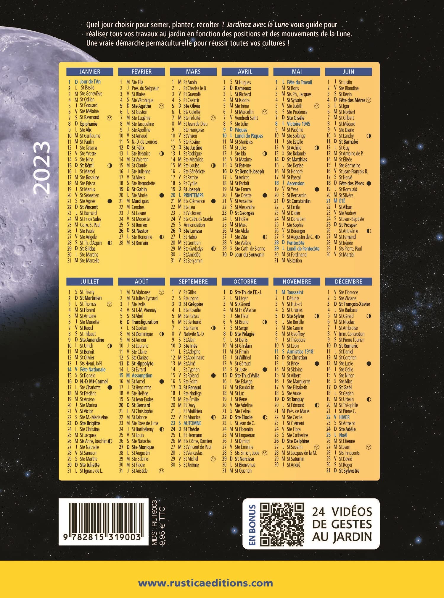 Jardinez avec la Lune 2023