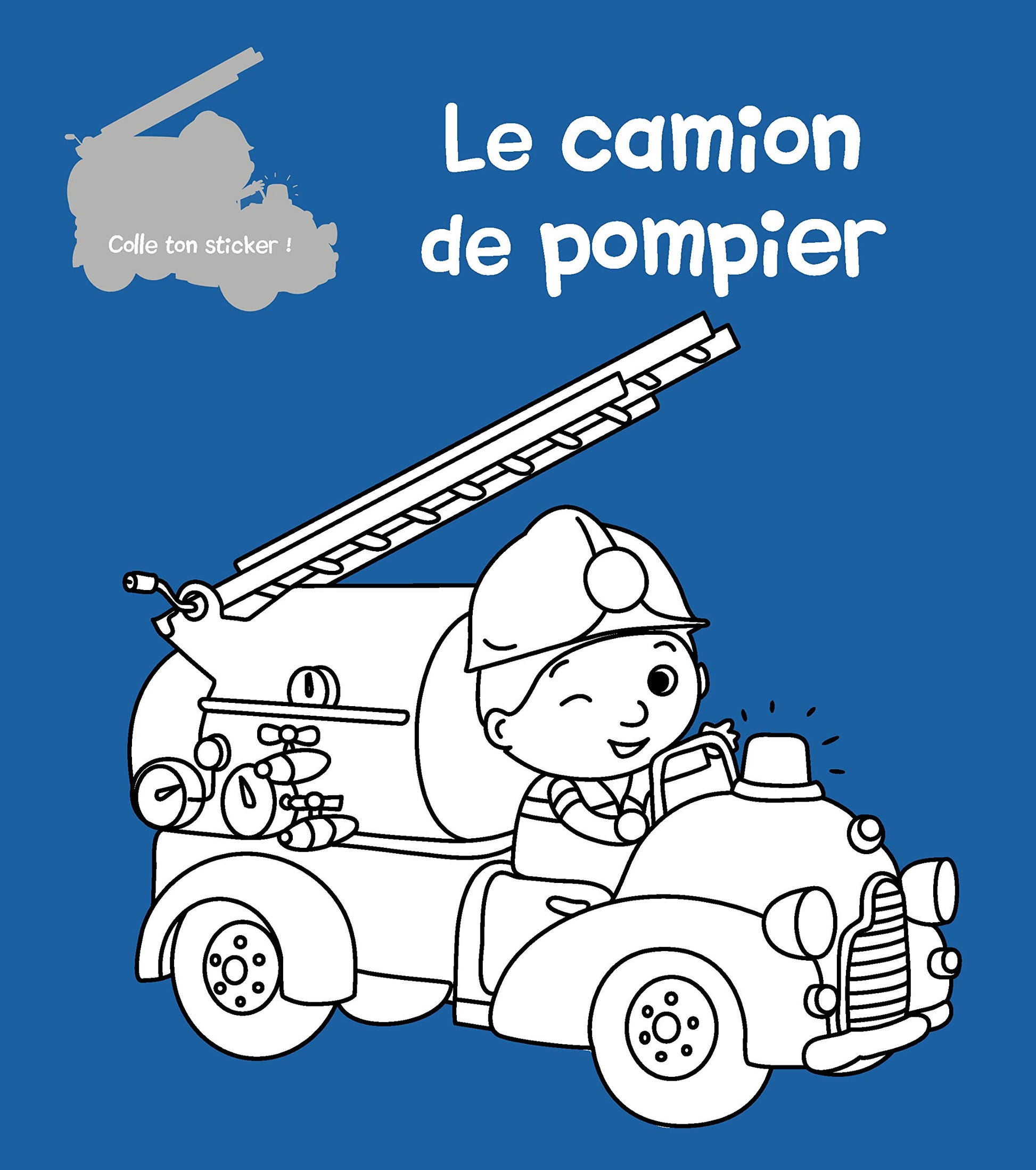 Mon coloriage p'tit garçon - Les camions