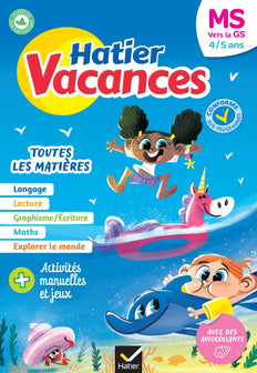 Cahier de vacances 2024 de la Moyenne section vers la Grande section 4/5 ans: pour réviser son année dans toutes les matières