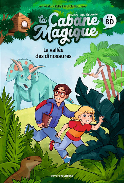 La Cabane magique Bande dessinée, Tome 01: La vallée des dinosaures