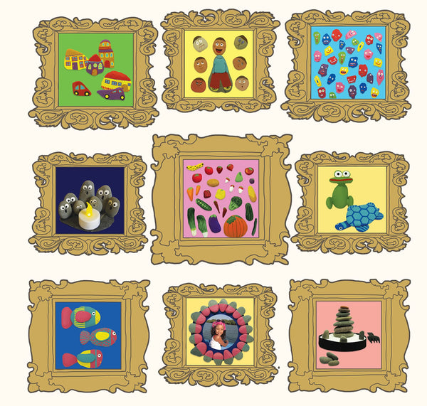 Mon petit atelier d’artiste : Cailloux et galets