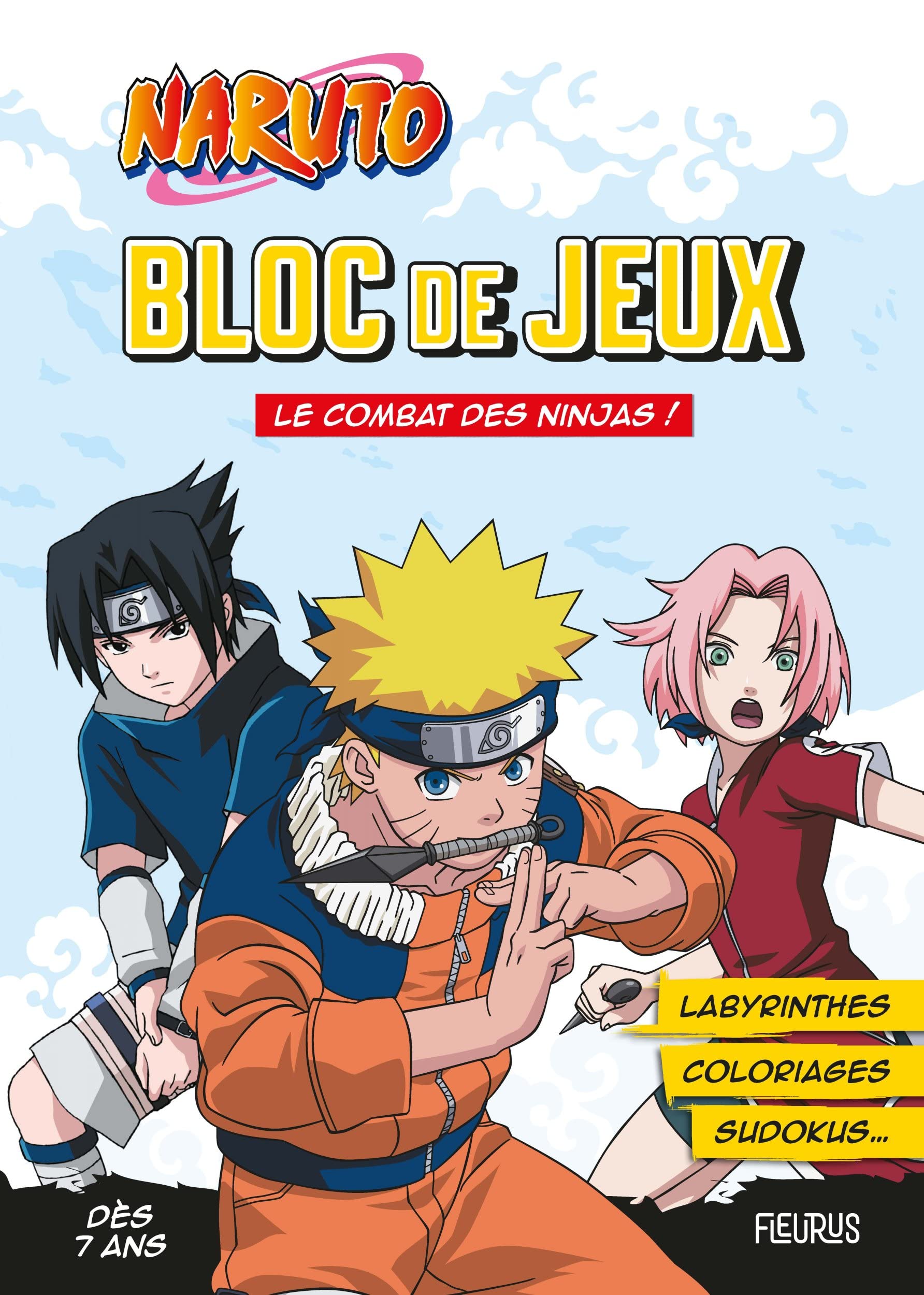 Bloc de jeux Naruto - Le combat des ninjas !