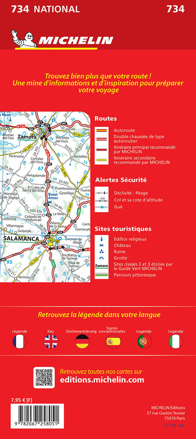 Carte Nationale Espagne, Portugal 2023