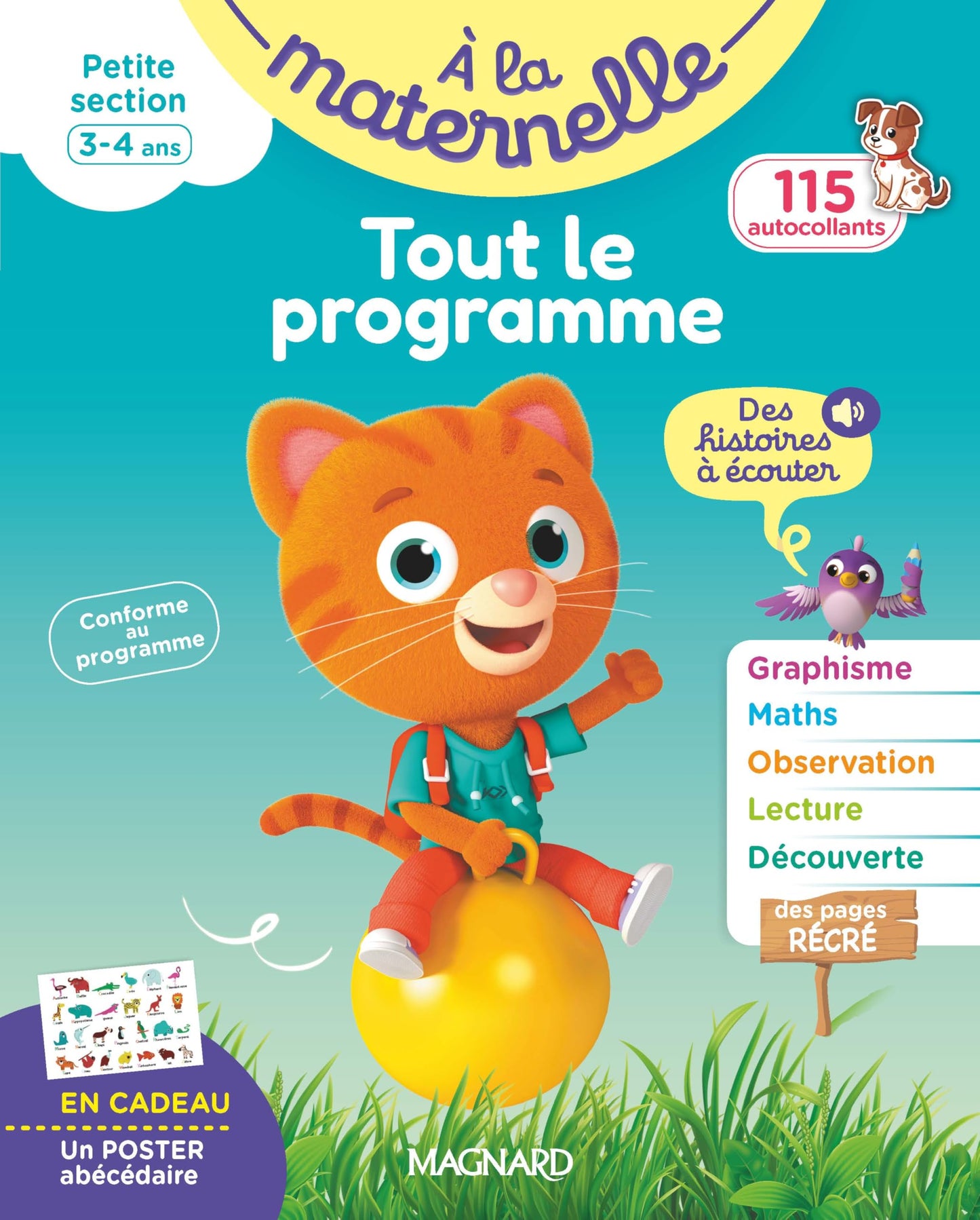 Tout le programme Petite section 3-4 ans - A la maternelle: Tous les apprentissages de PS