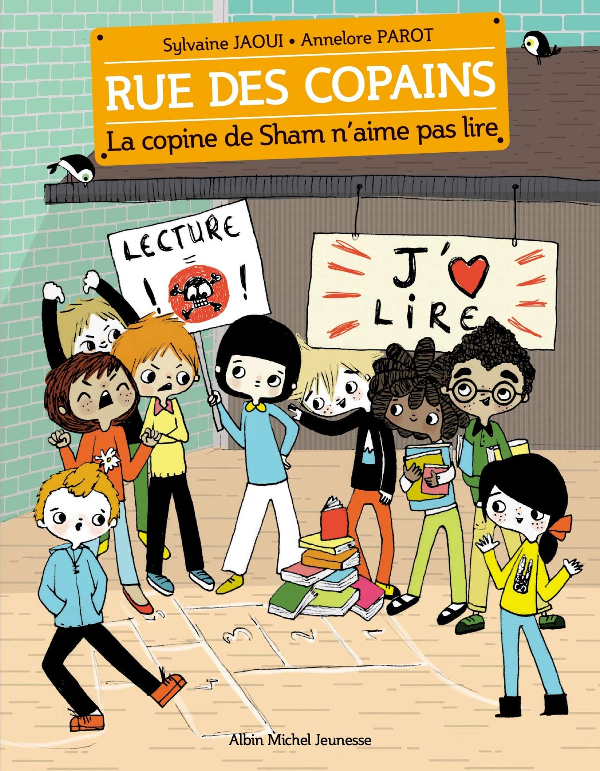 La Copine de Sham n'aime pas lire: Rue des copains - tome 8