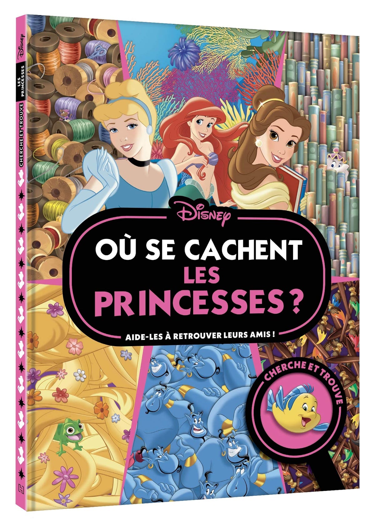 DISNEY PRINCESSES - Où se cachent les princesses ? - Cherche et trouve: Aide-les à retrouver leurs amis !