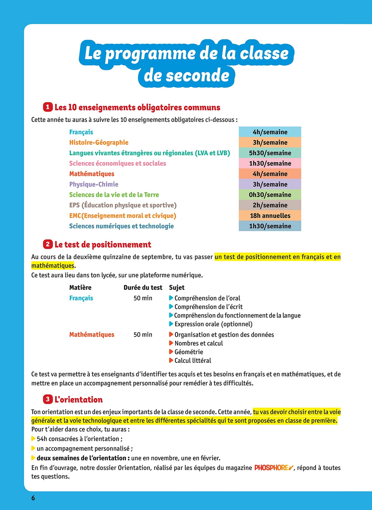 L'Année de 2de - Toutes les matières