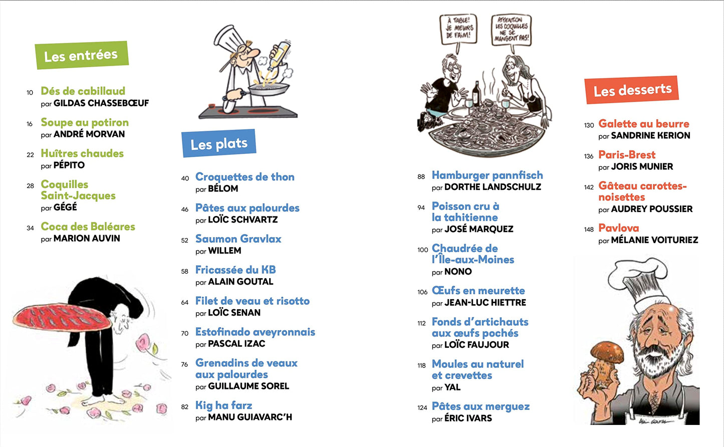 Le Grand Festin: 24 recettes illustrées par 24 dessinateurs bretons