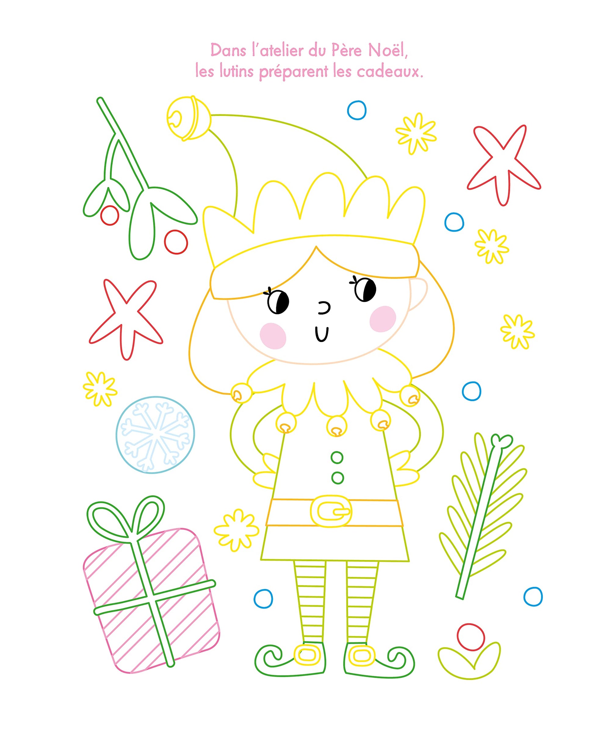 Mes tableaux à colorier strass - Noël