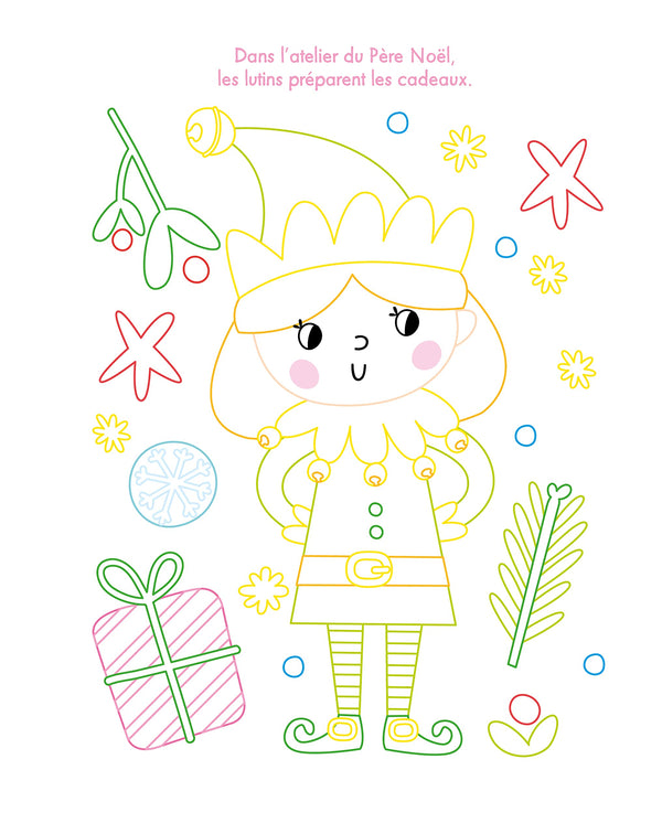 Mes tableaux à colorier strass - Noël