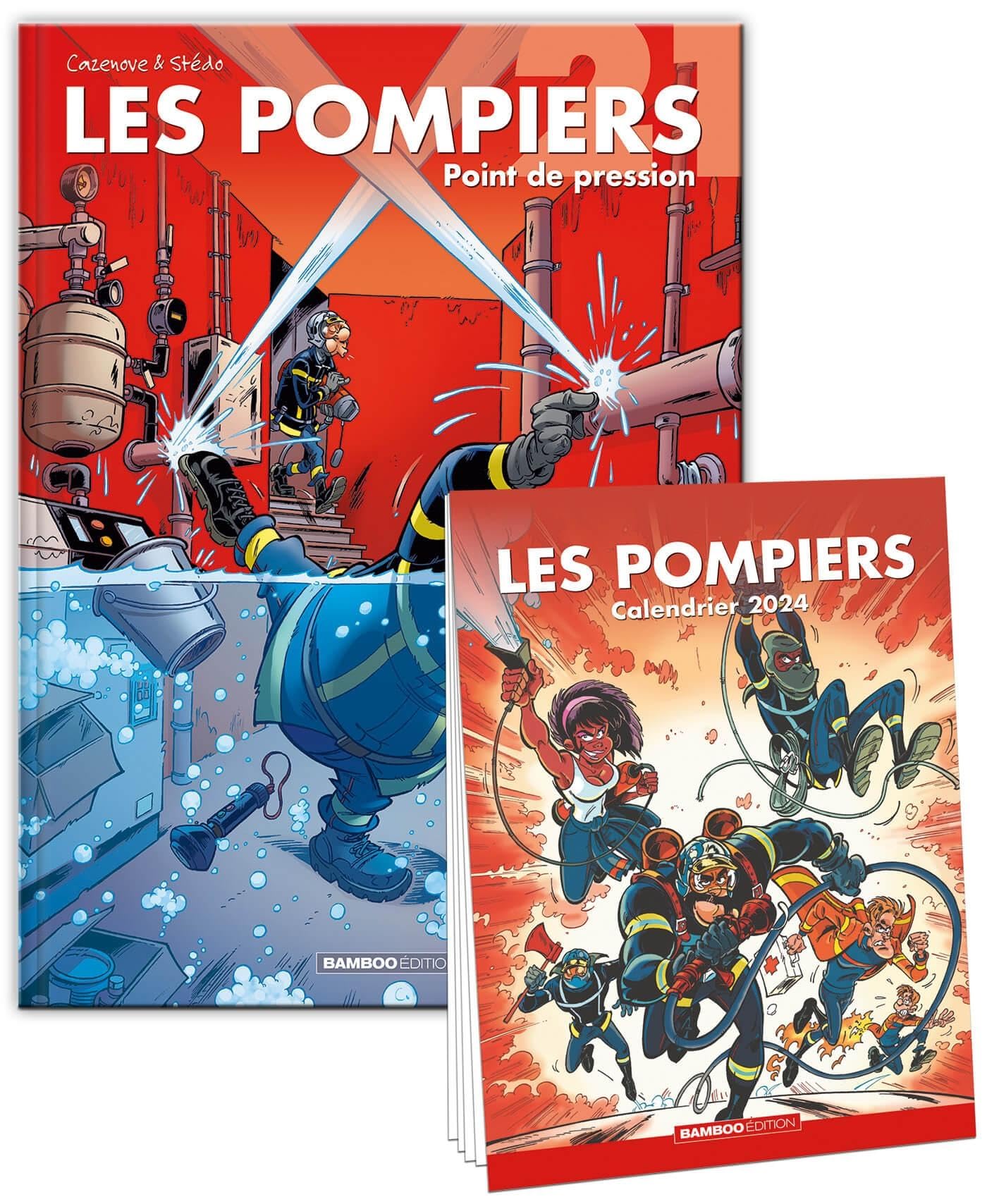 Les Pompiers - tome 21 + calendrier 2024 offert: Point de pression