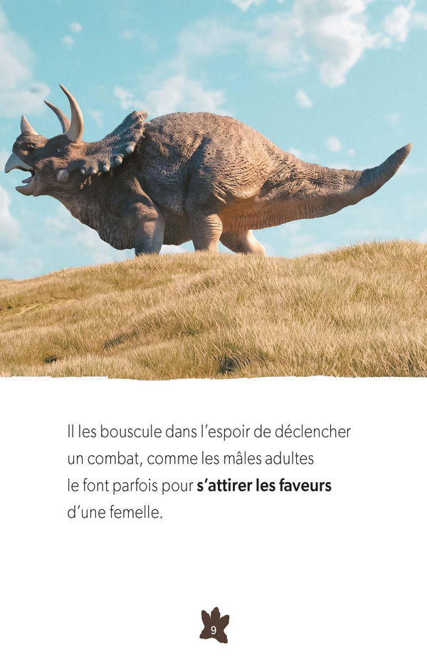 Un jeune tricératops téméraire