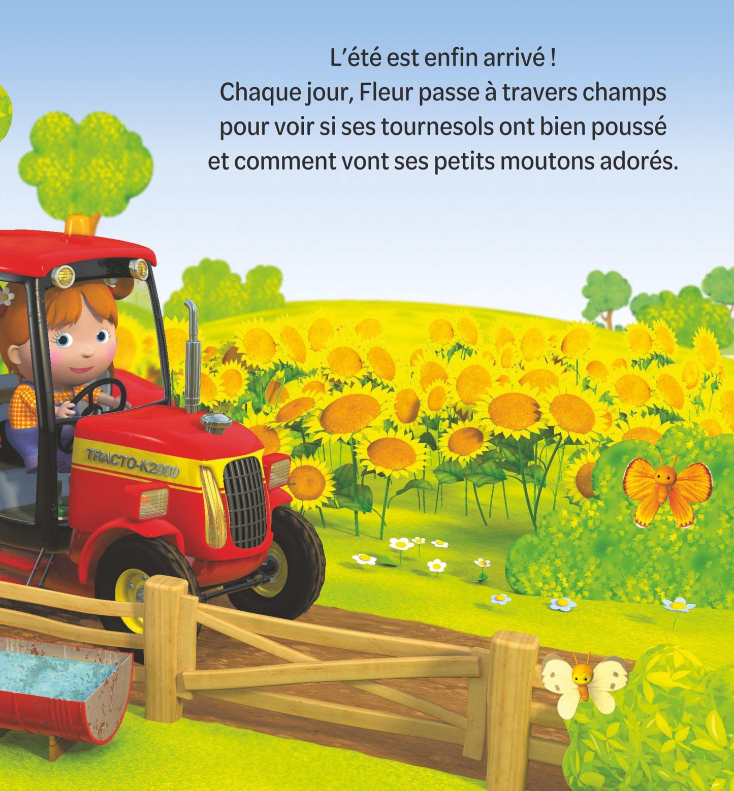 Le tracteur de Fleur