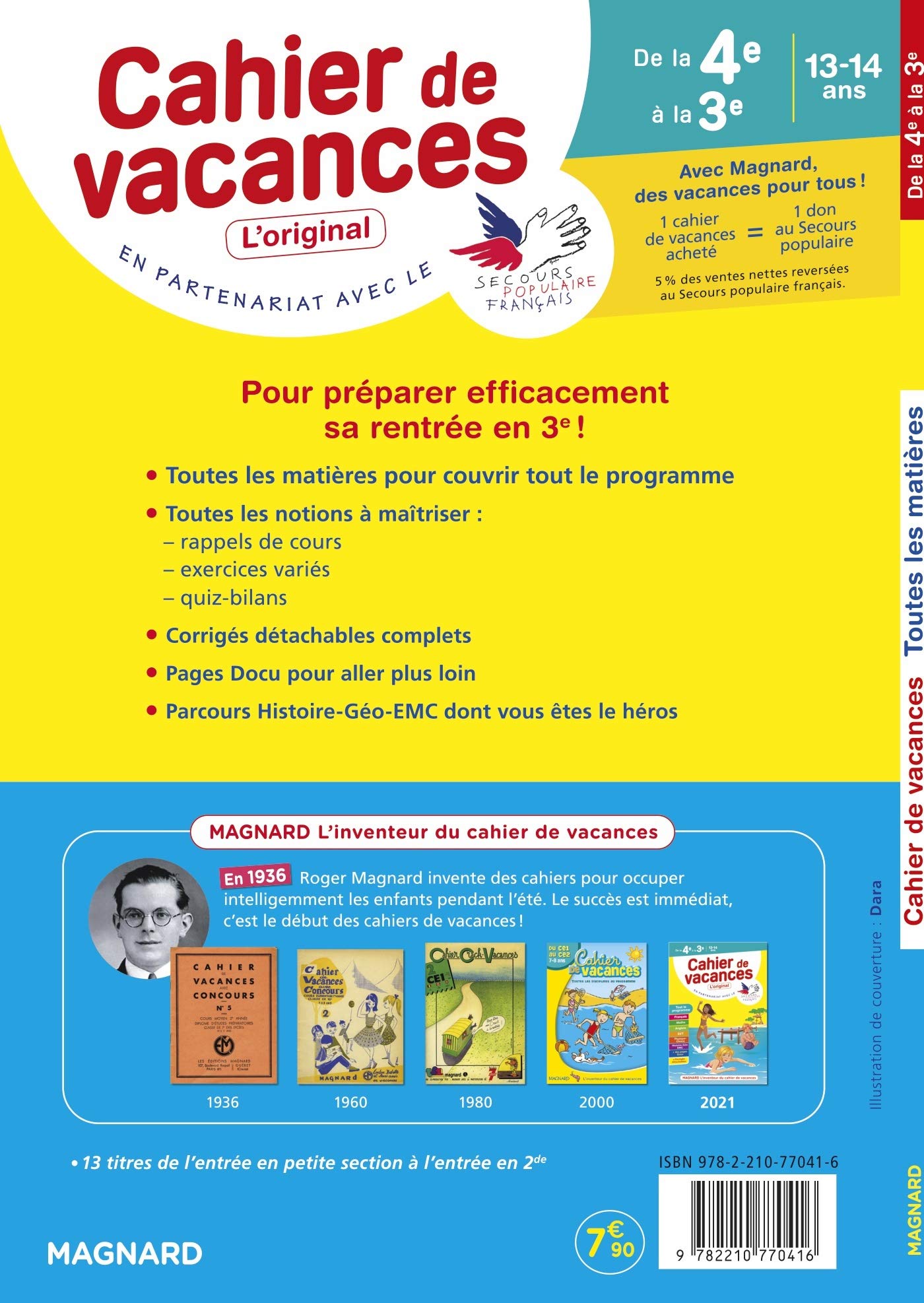 Cahier de vacances 2022, de la 4e vers la 3e: Magnard, l'inventeur des cahiers de vacances