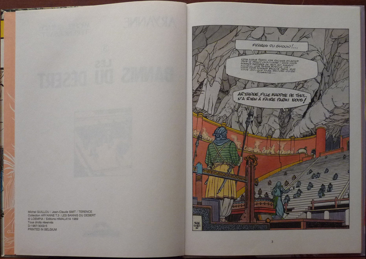 Aryanne numéro 3 : les bannis du désert