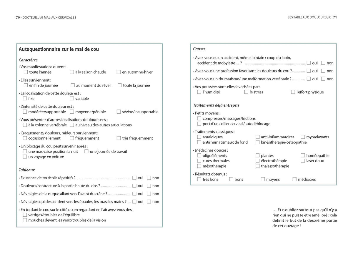 docteur, j'ai mal aux cervicales