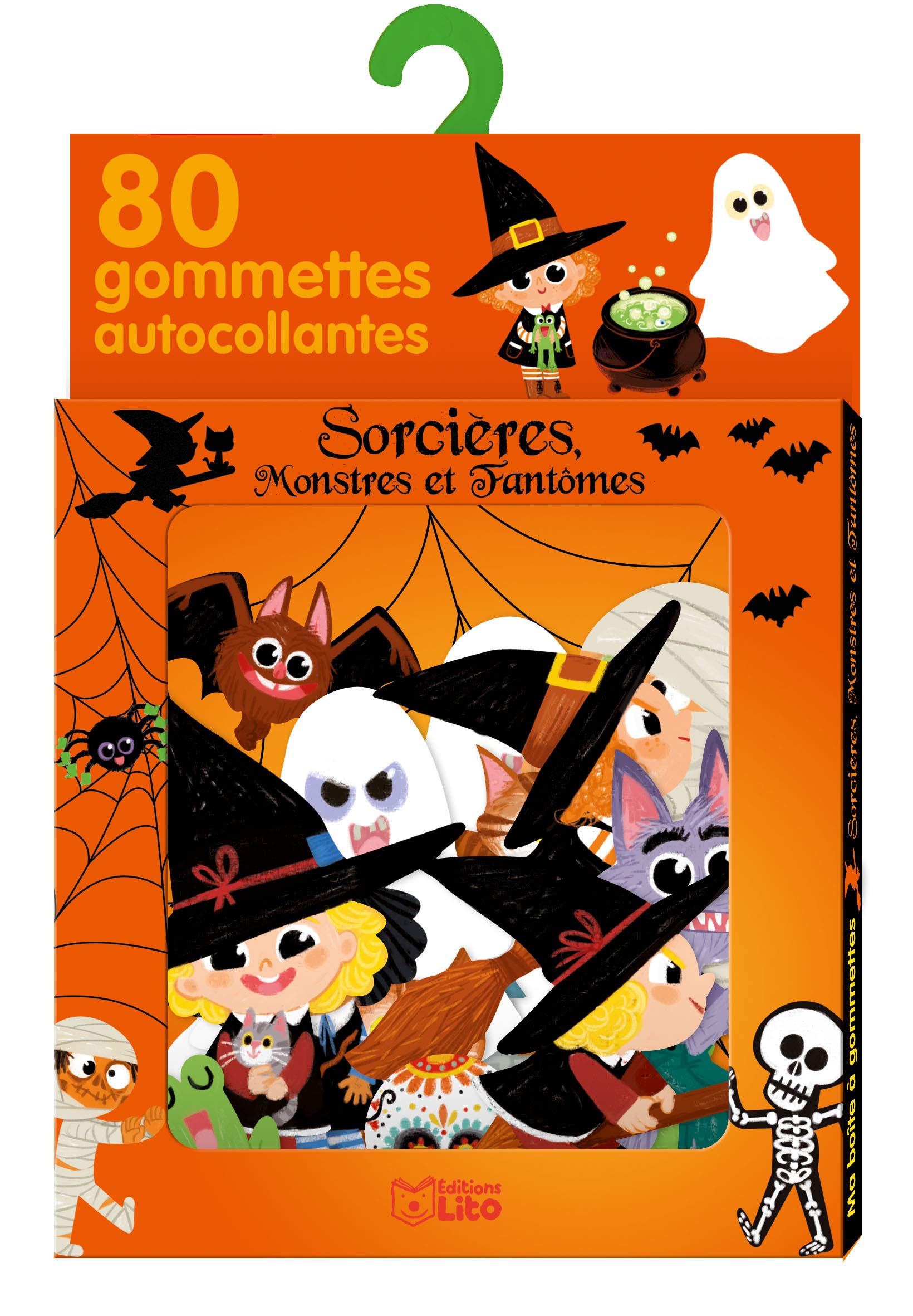 Ma boîte à gommettes: Sorcières, Monstres et fantômes - De 3 à 5 Ans