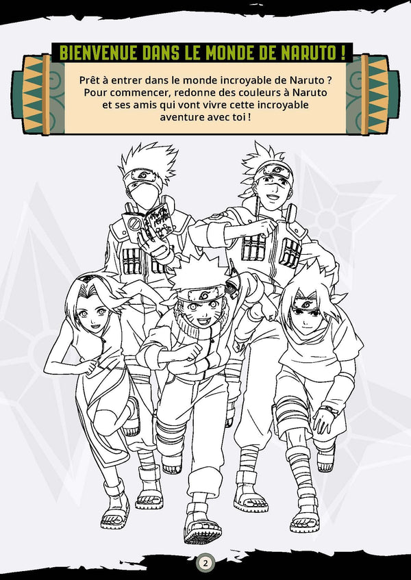 Bloc de jeux Naruto - Le monde de Naruto