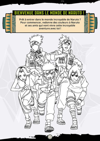 Bloc de jeux Naruto - Le monde de Naruto