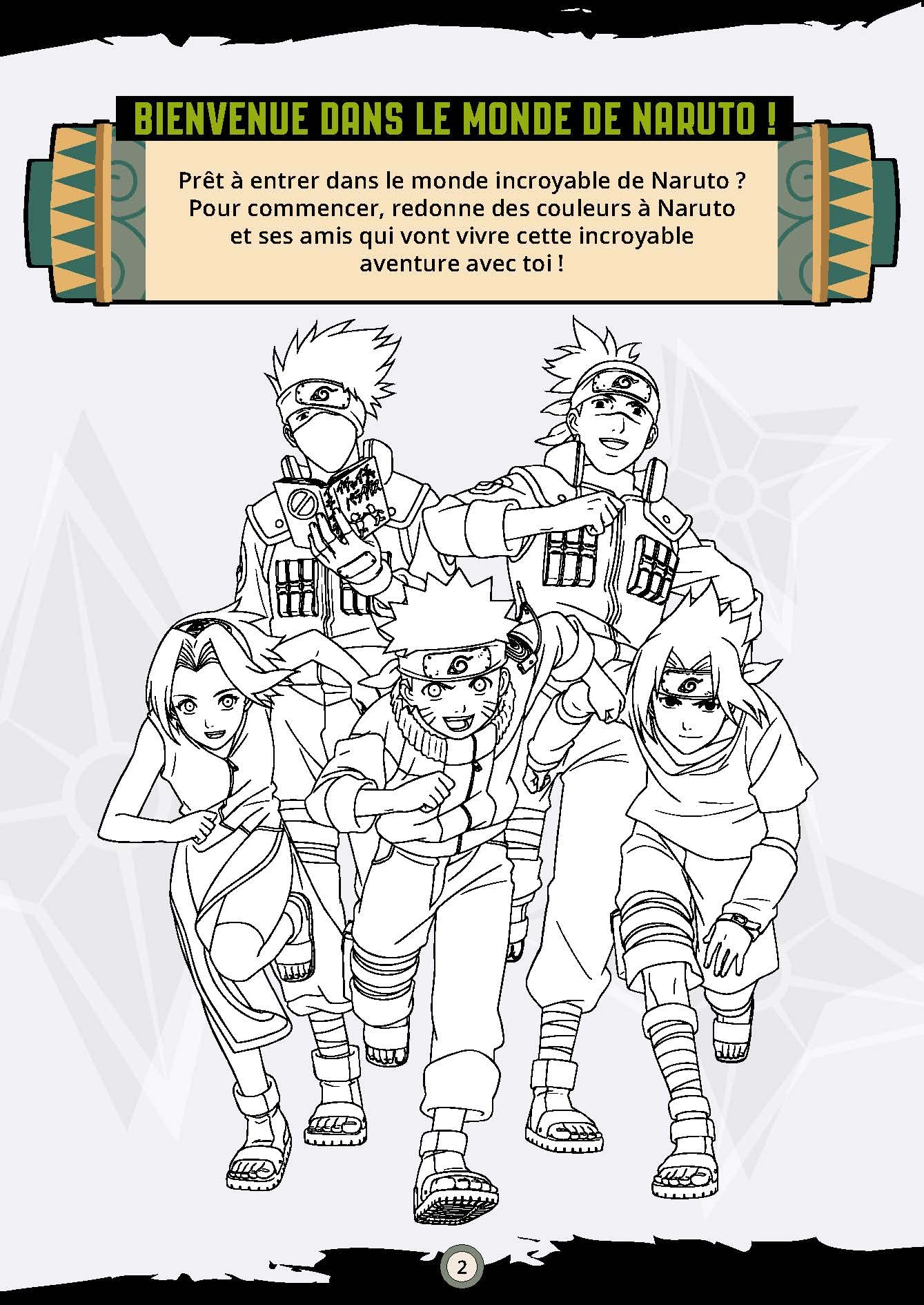 Bloc de jeux Naruto - Le monde de Naruto