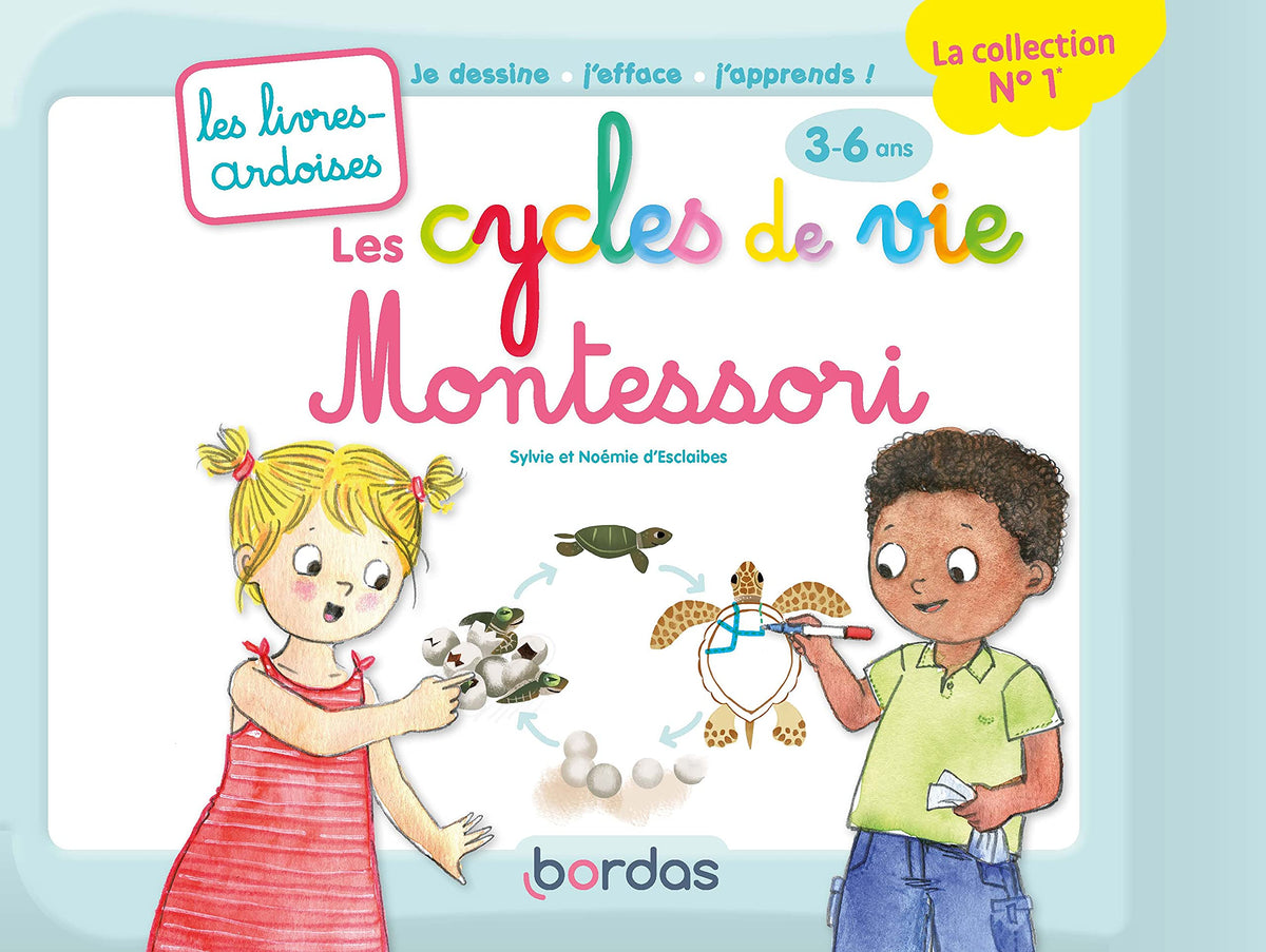 Les livres-ardoises - Les Cycles de vie Montessori