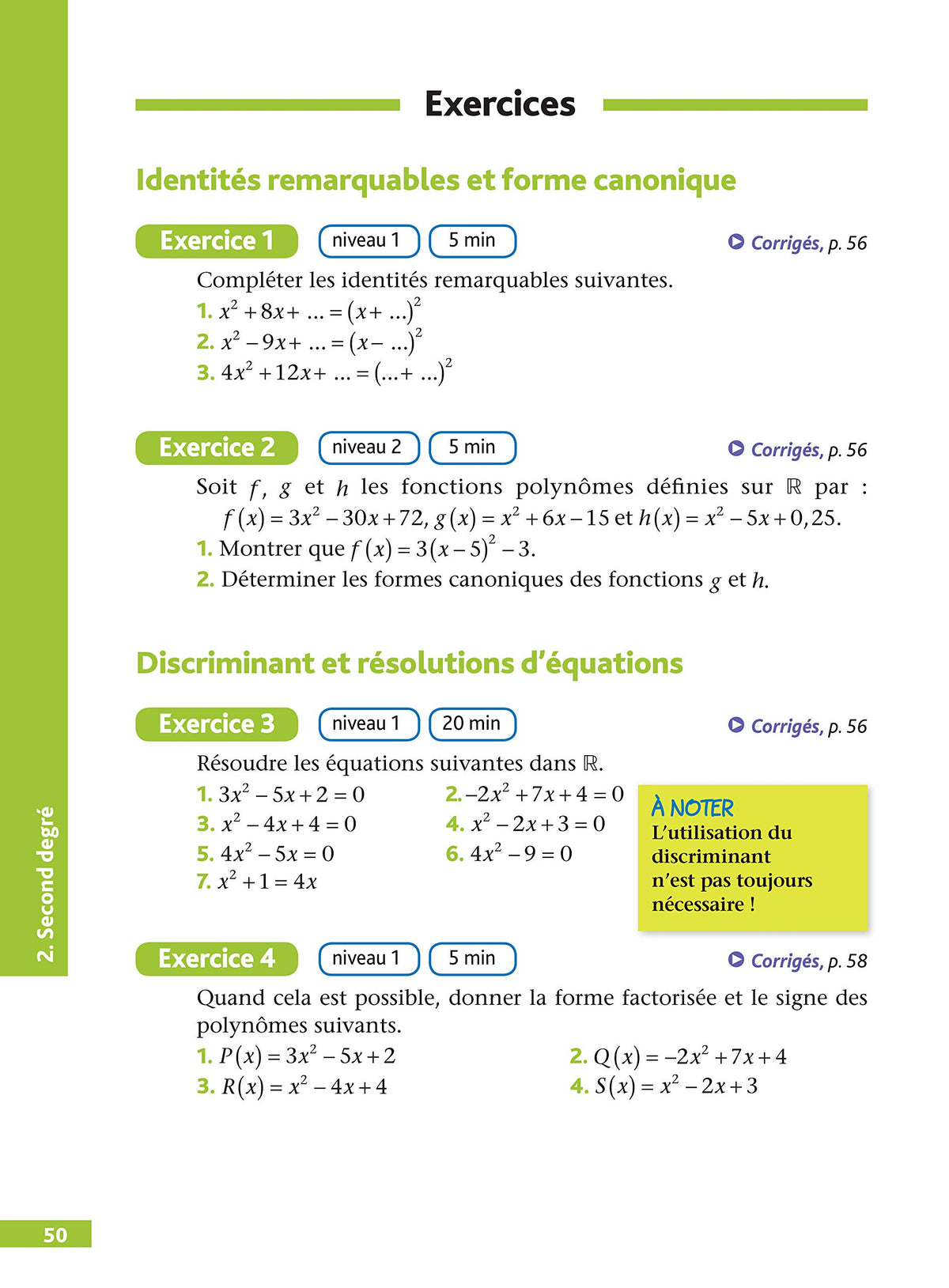 Mes années Bac - Spécialité Maths 1re