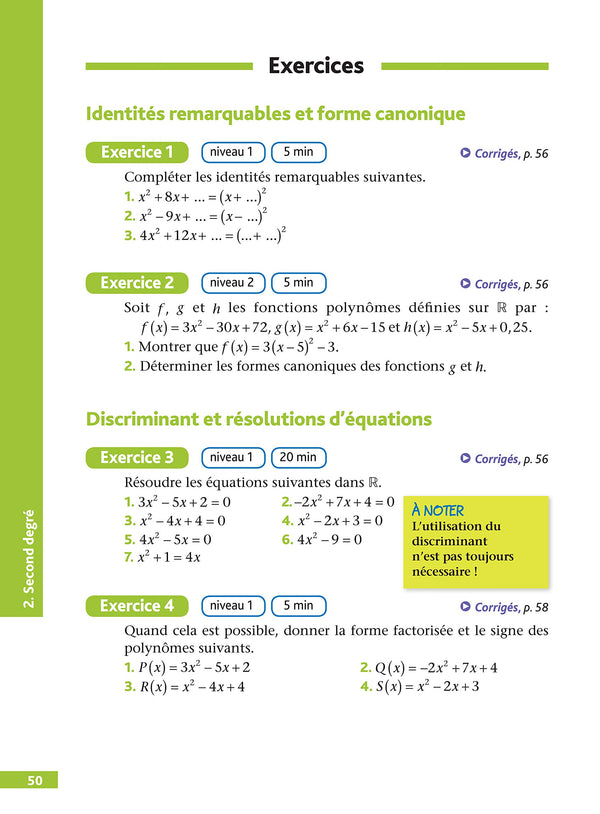 Mes années Bac - Spécialité Maths 1re