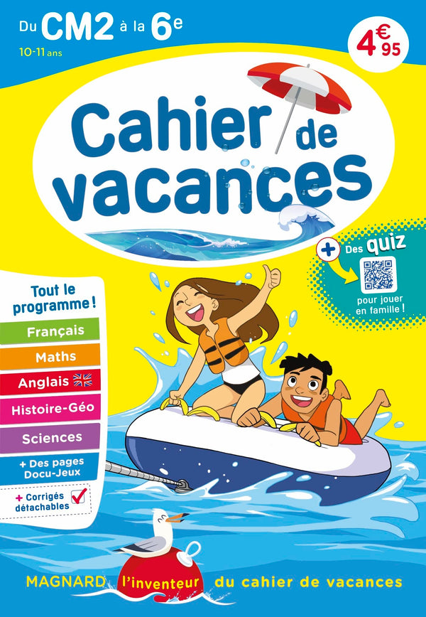 Cahier de vacances 2024, du CM2 vers la 6e 10-11 ans: Magnard, l’inventeur du cahier de vacances