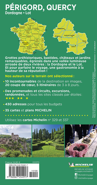 Guide Vert Périgord, Quercy, Dordogne, Lot