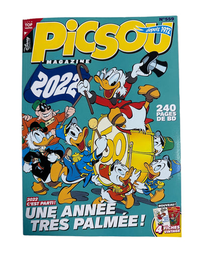 Picsou Magazine Num√©ro 559 : 2022 c'est parti! une ann√©e tr√®s palm√©e!