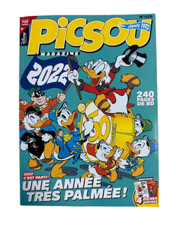 Picsou Magazine Numéro 559 : 2022 c'est parti! une année très palmée!