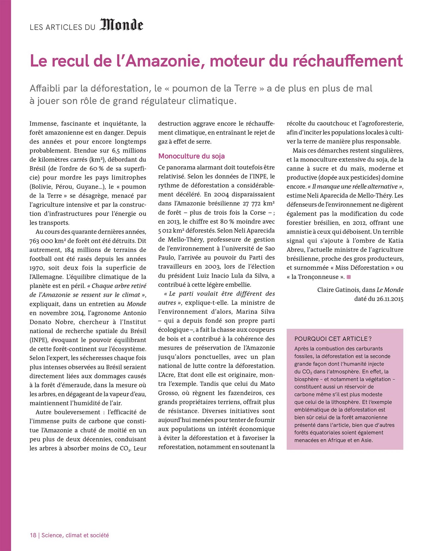 Réviser son bac avec le Monde : Enseignement scientifique 2021