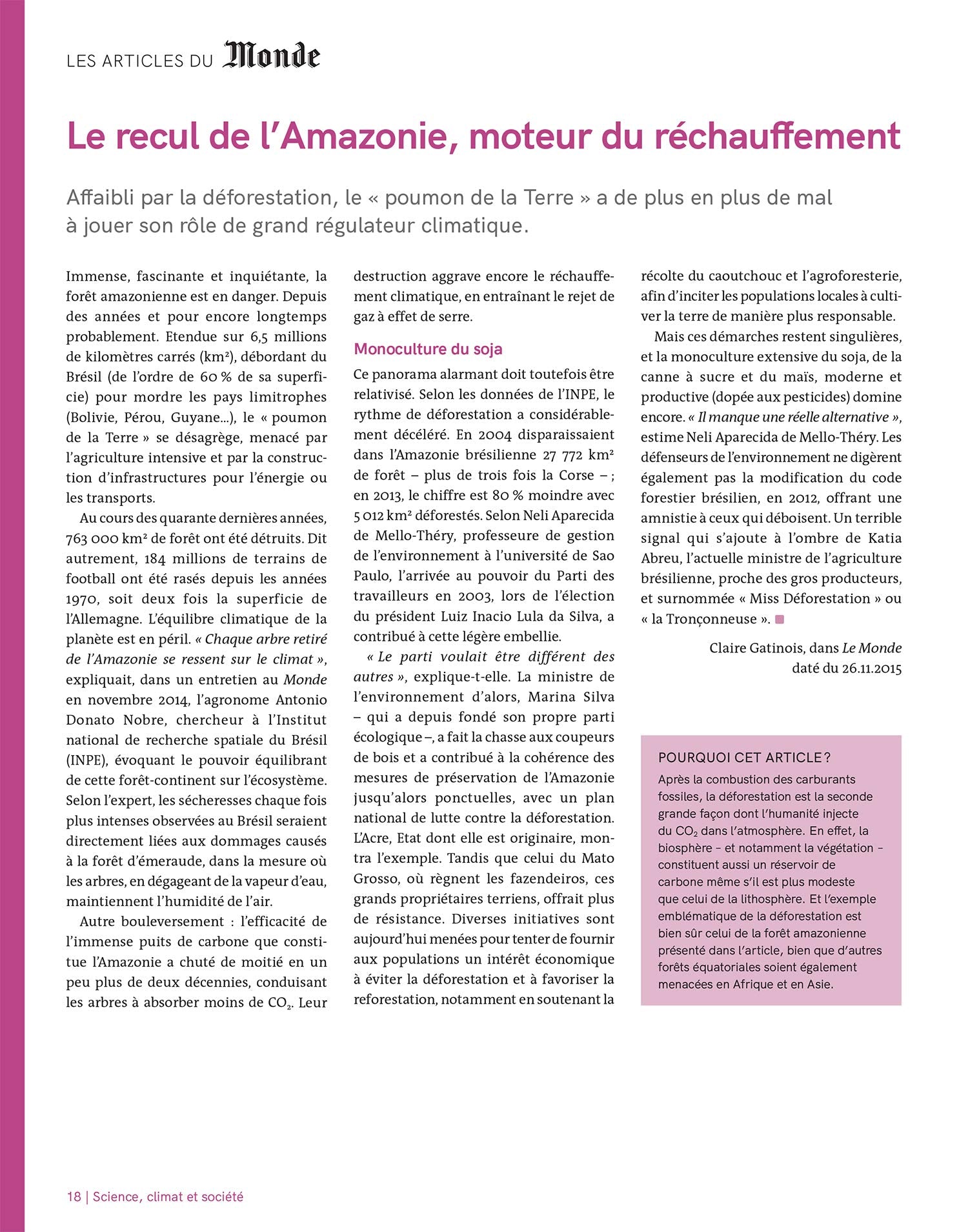Réviser son bac avec le Monde : Enseignement scientifique 2021