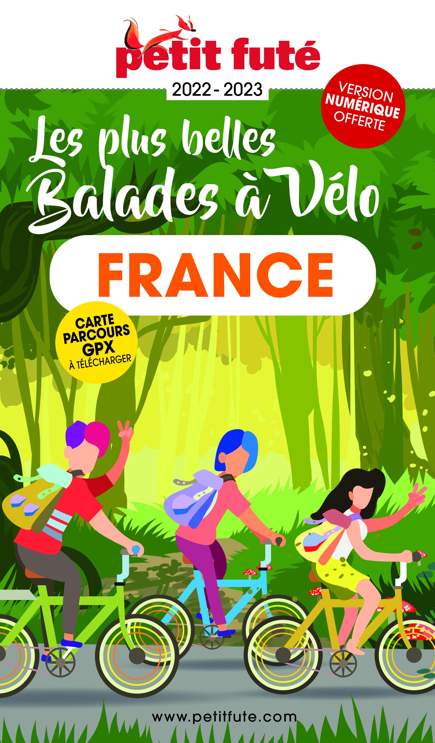 Guide Balades à vélo France 2022-2023 Petit Futé