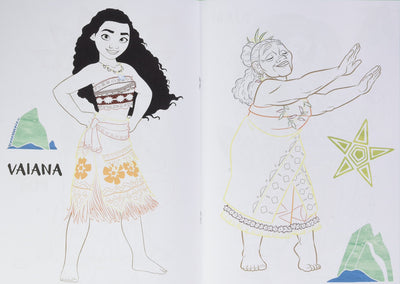 Disney Vaiana Mes coloriages colorés