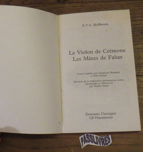 Le Violon De Cremone. Les Mines De Falun