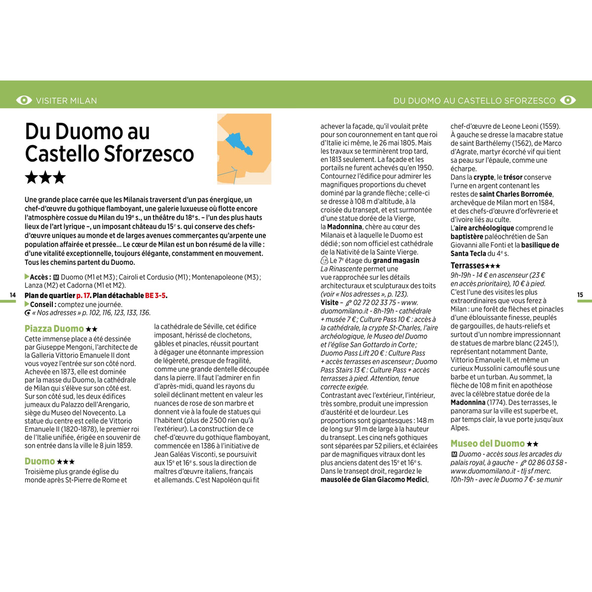 Guide Vert WE&GO Milan, Bergame et les lacs