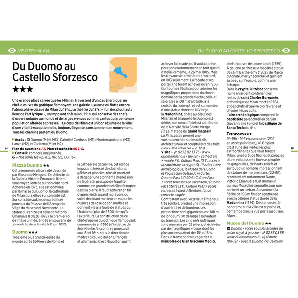 Guide Vert WE&GO Milan, Bergame et les lacs