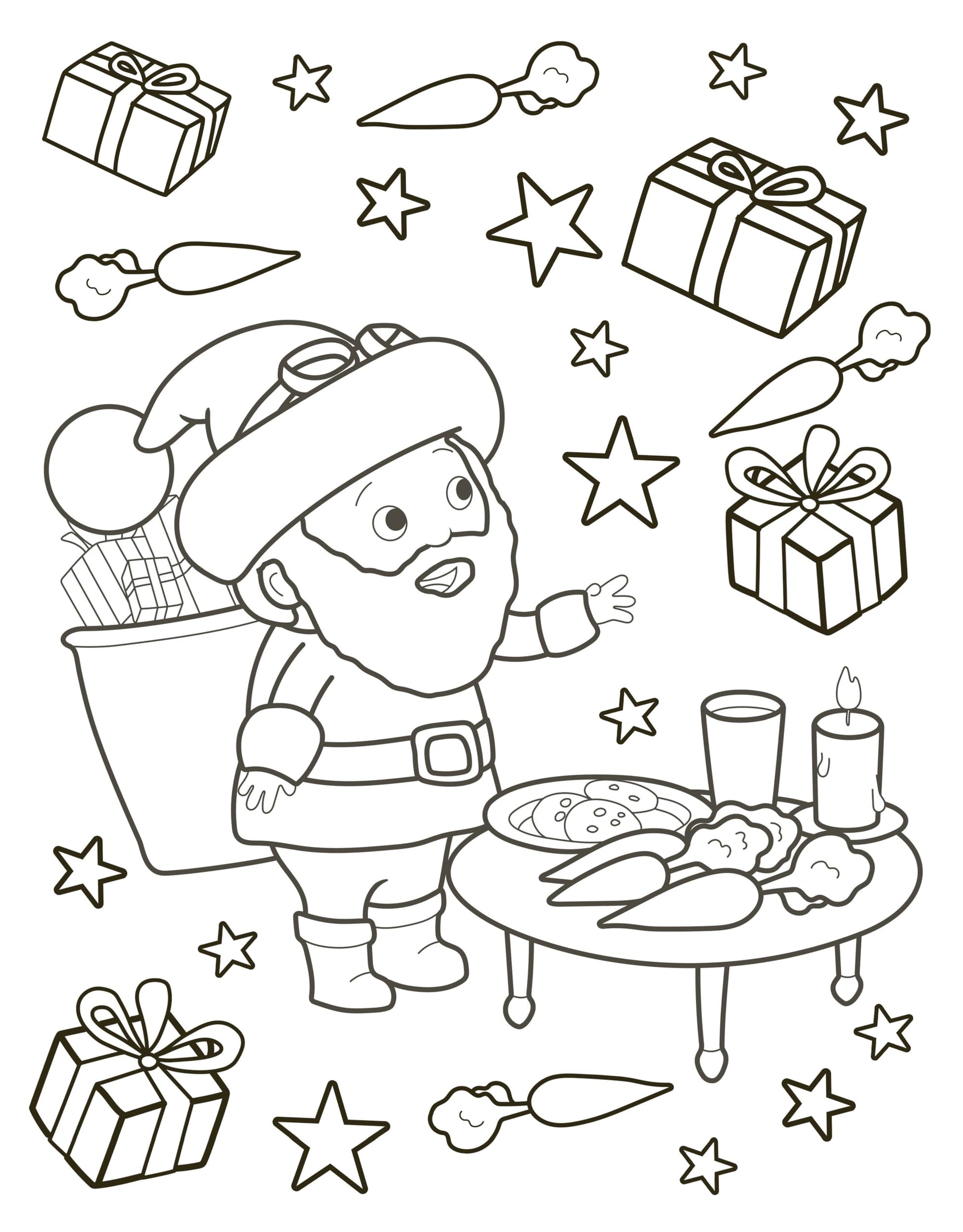 Mon très grand livre de coloriages Noël