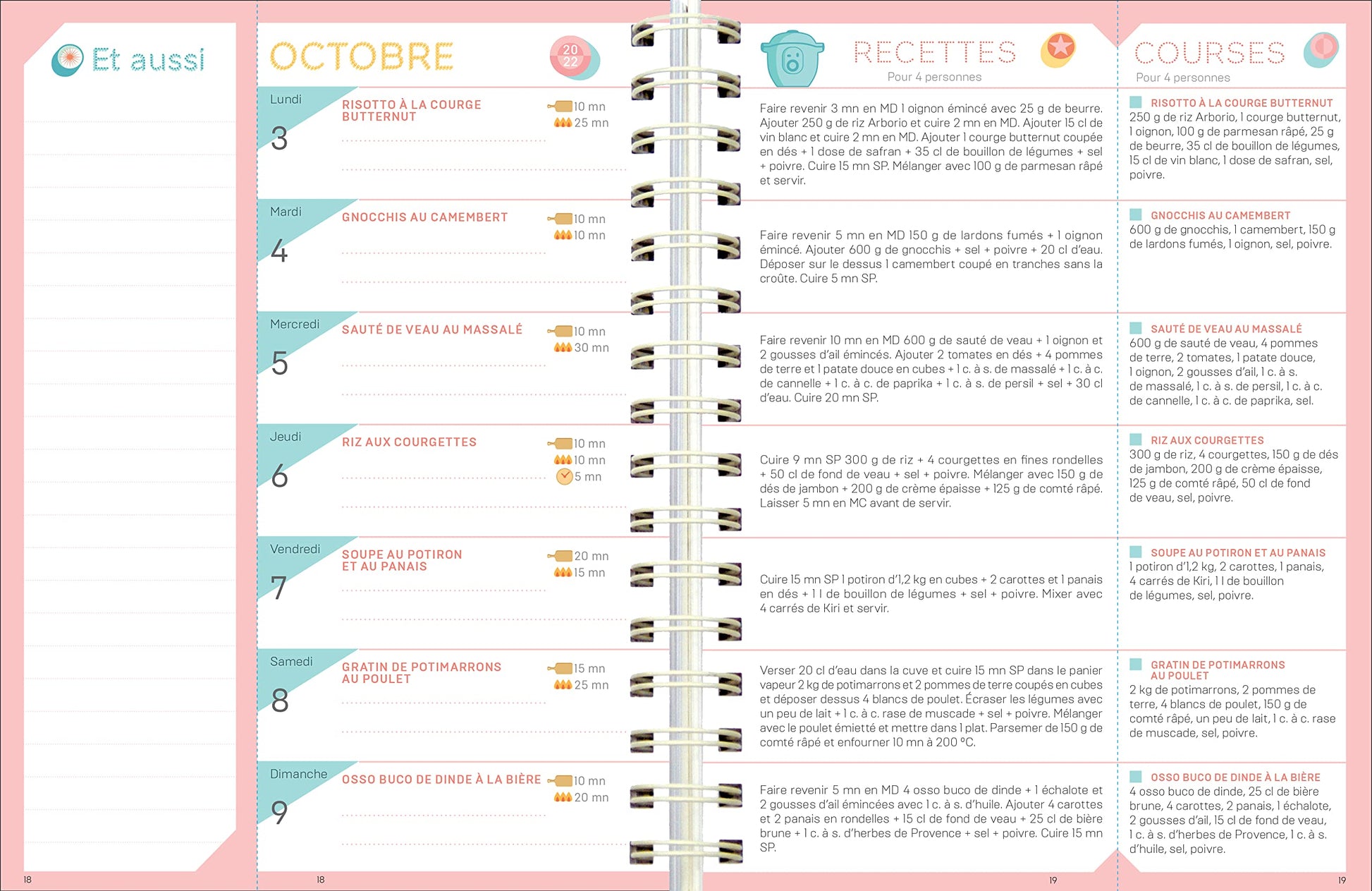 On fait quoi pour le dîner au robot-cuiseur ? Mémoniak, 12 mois de recettes faciles