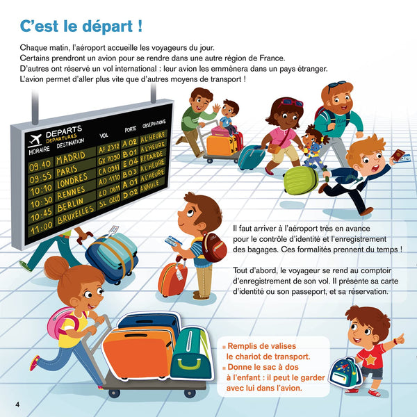 Zoom sur l'aéroport: Des gommettes à l'intérieur !